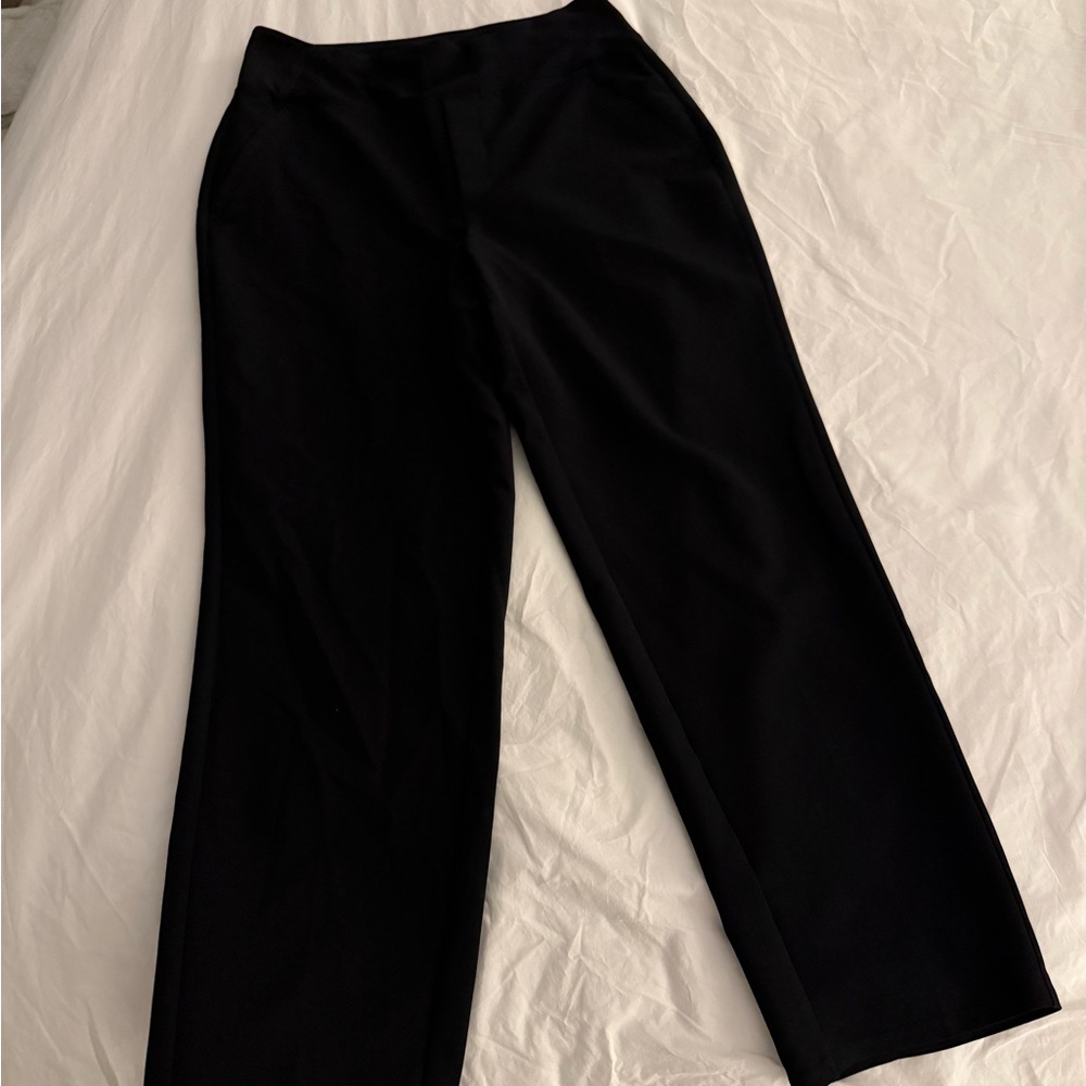 Athleta Black Pull On Work Pants